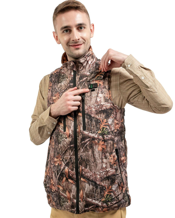 DUKUSEEK Heated Hunting Vest with Battery Pack Size Adjustable for Hunting