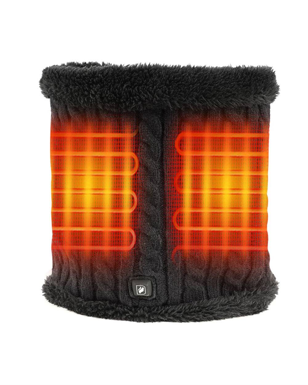 DUKUSEEK Rechargeable Heated Winter Neck Warmer for Men Women Neck Gaiter Face Scarf