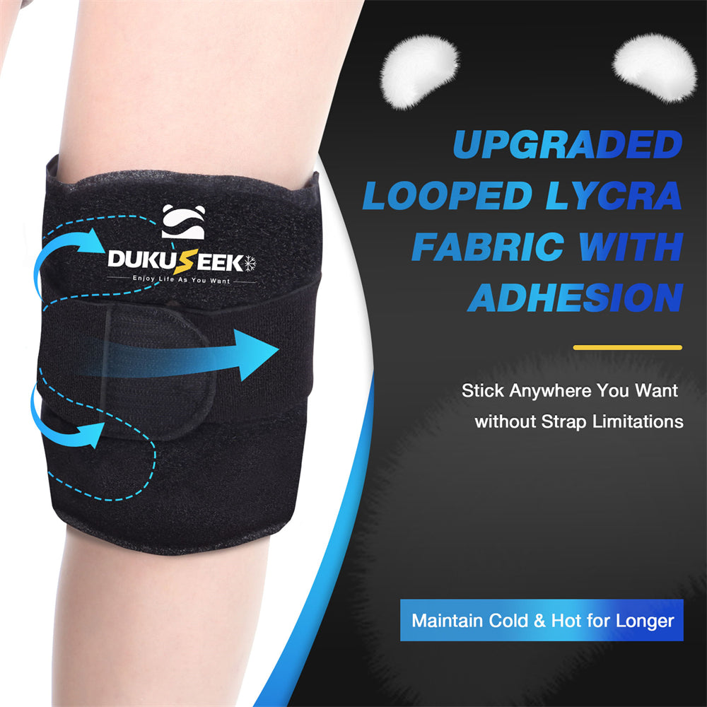 dukuseek upgraded looped lycra fabric with adhensive