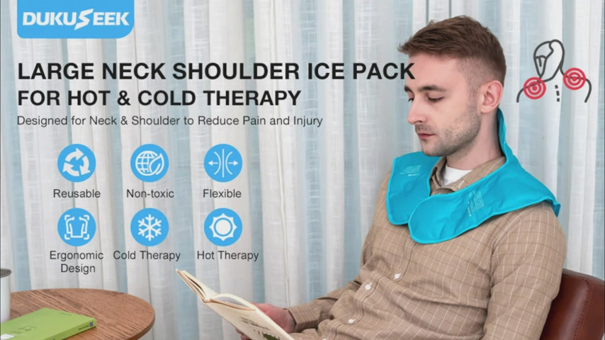 DUKUSEEK Neck and Shoulder Ice Pack Hot & Cold Therapy for Pain Relief –  arrislife