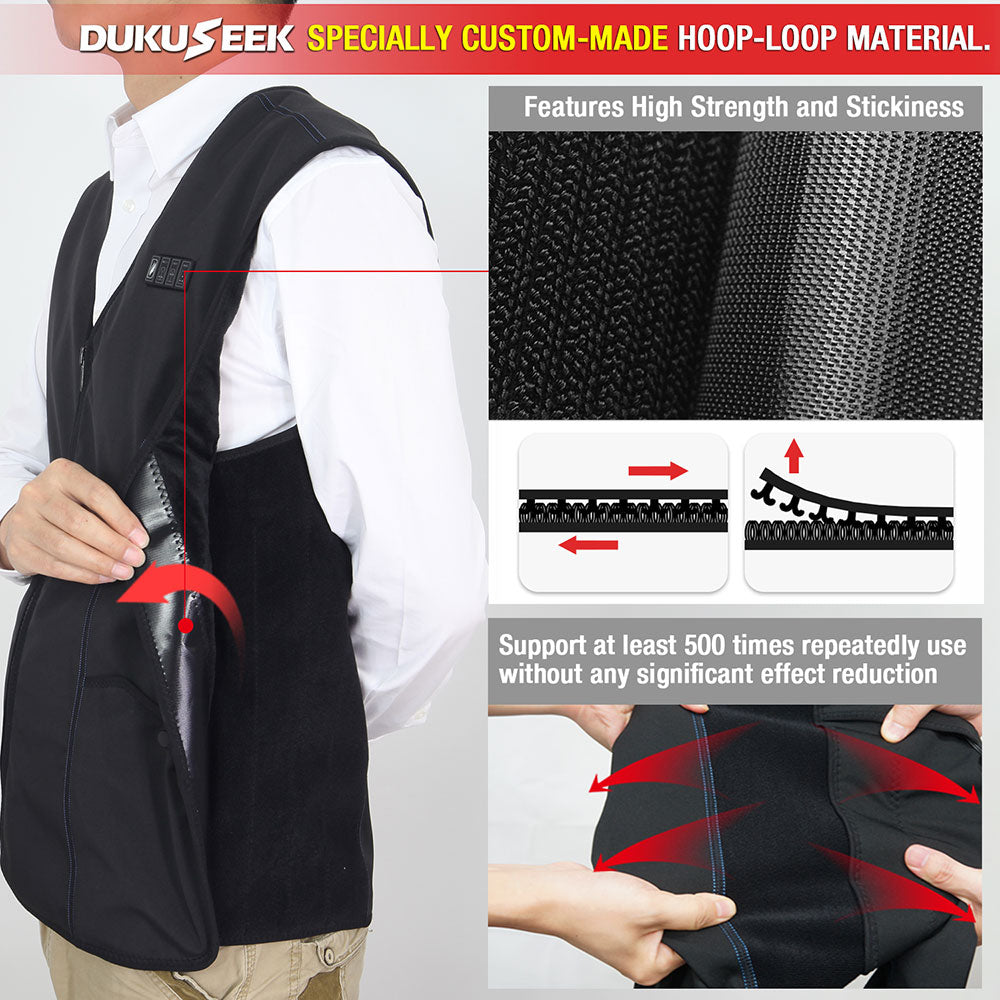 DUKUSEEK Unisex heated vest Size Adjustable