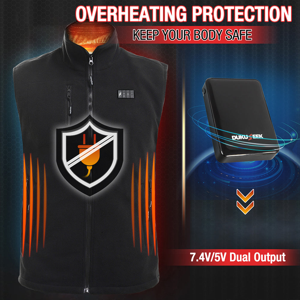 Heated Vest  Lightweight Electric Heated Vest for Men and Women