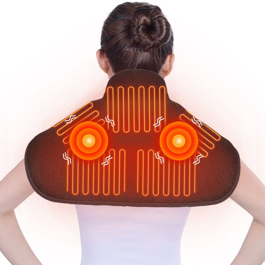 ARRIS Heating Massage Pad for Neck Shoulder and Back with 7.4V Battery Pack
