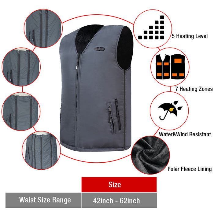 ARRIS 7.4V Battery Heated Vest