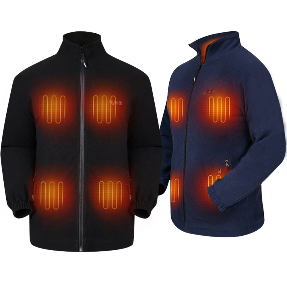 ARRIS Fleece Heated Jacket for Men+Fleece Heated Jacket for Women Holiday Sale Combo Sets