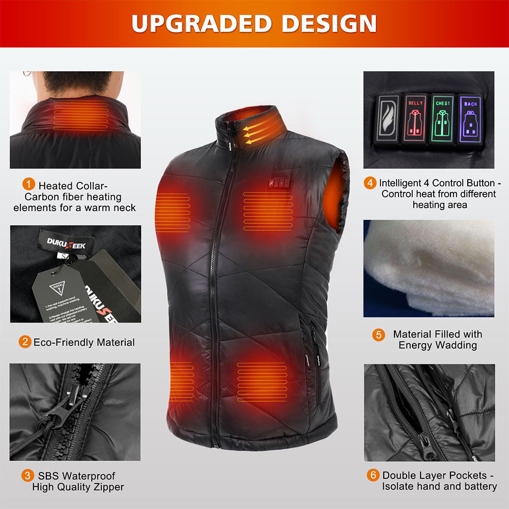 Lightweight Heated Vest for Women + Heated Vest for Men Holiday Sale Combo Sets